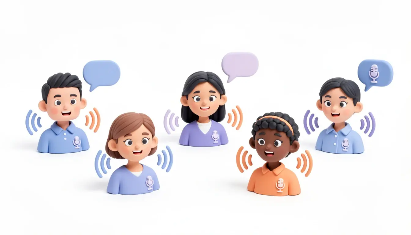 Diverse professional narrator voices for children's storybooks